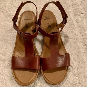Clarks Leather Sandals